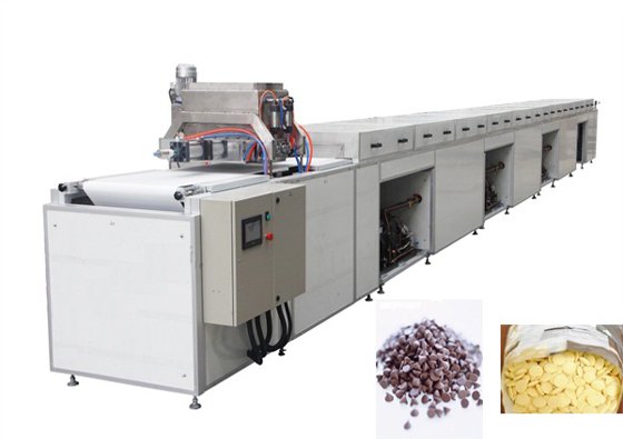 chocolate chips depositing machine