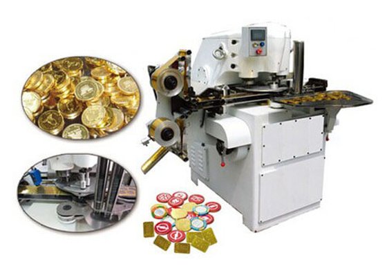 coin chocolate wrapping machine